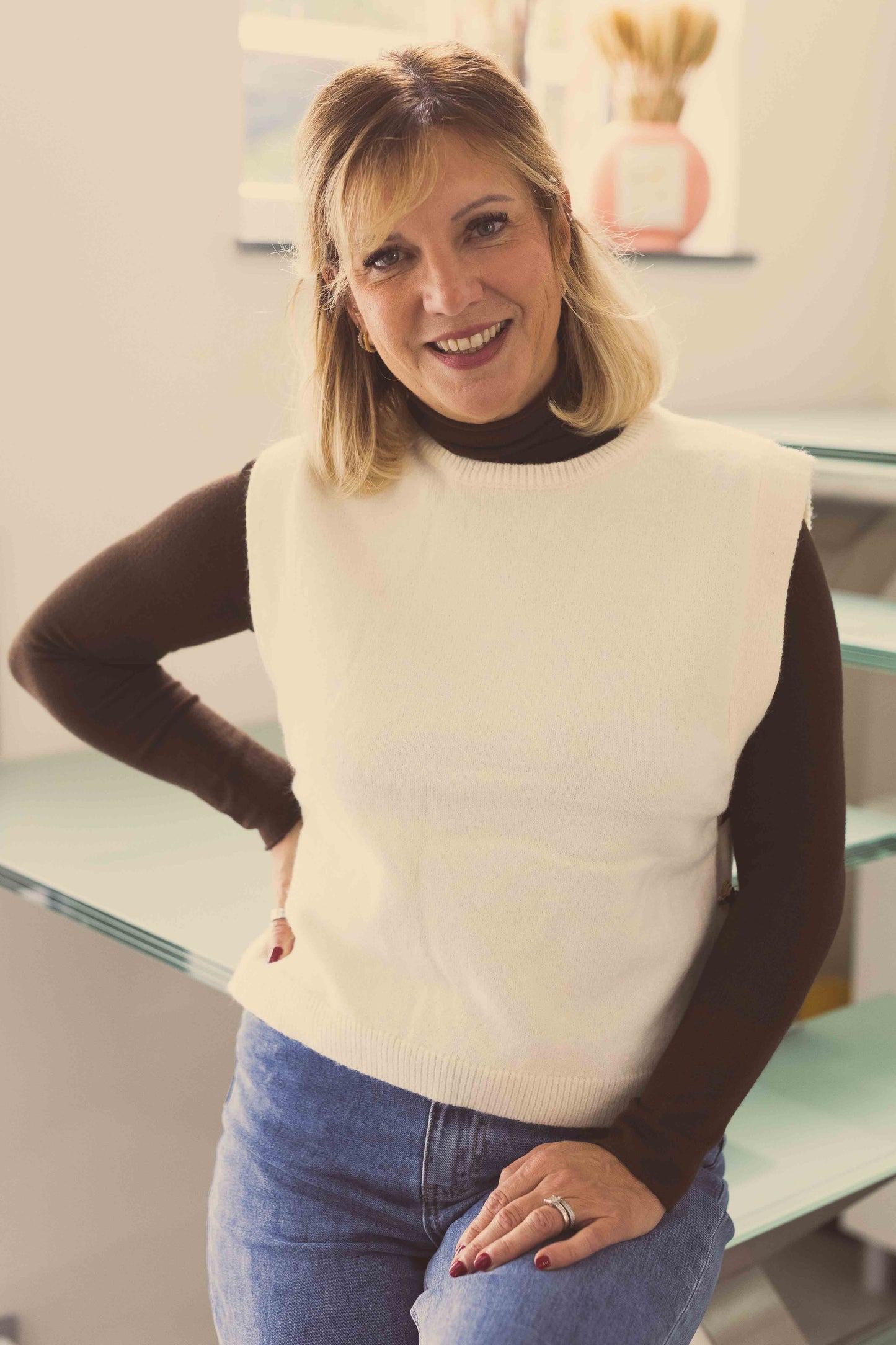 Col roulé Cléa choco