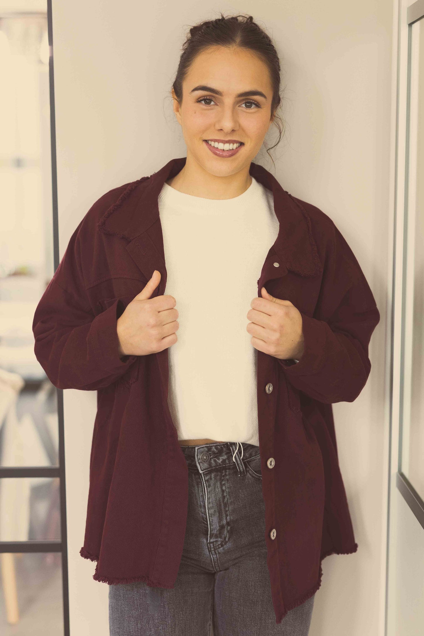 Veste Victoria bordeaux