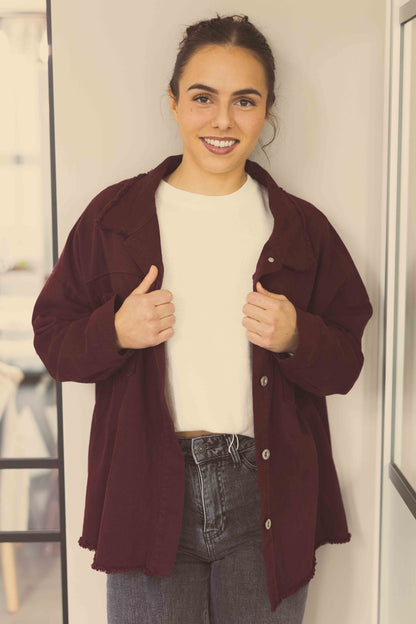 Veste Victoria bordeaux