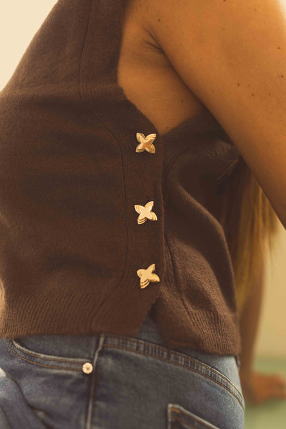 Pull Ambre Brun