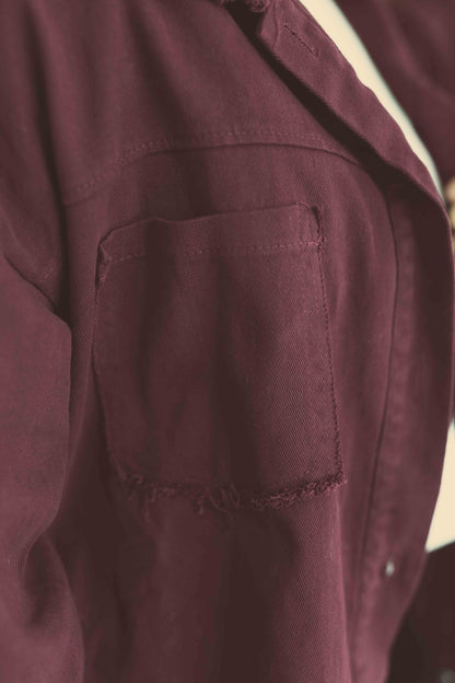 Veste Victoria bordeaux