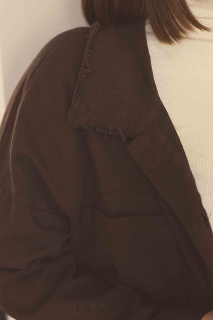 Veste Victoria marron